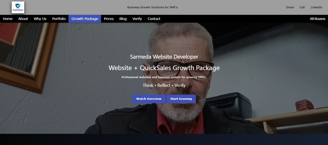 Sarmeda Growth Package for small business